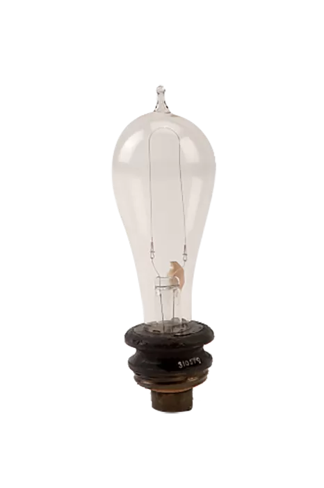 an Edison light bulb