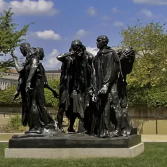 The Burghers of Calais in the Hirshhorn Sculpture Garden