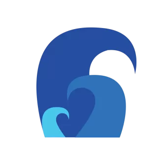 a wave logo