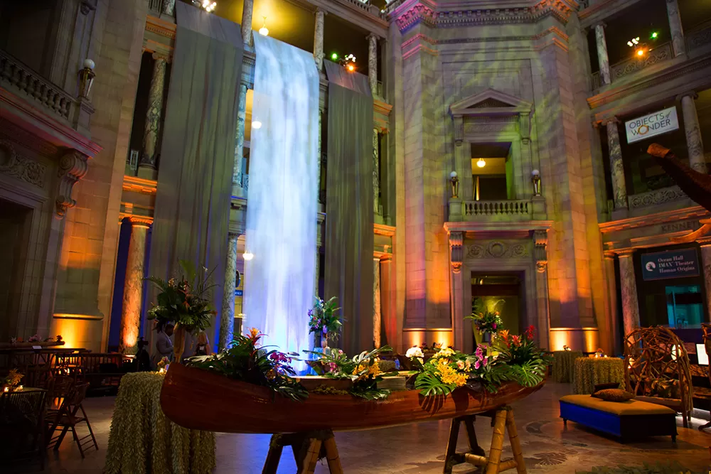 NMNH Rotunda transformed for an event