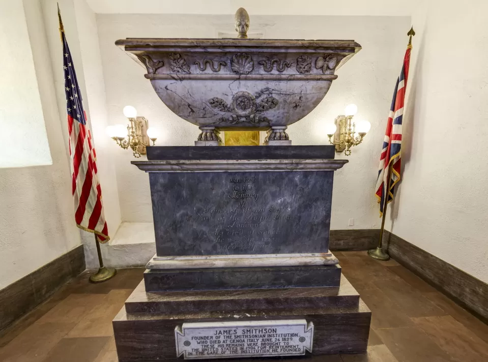 James Smithson's crypt