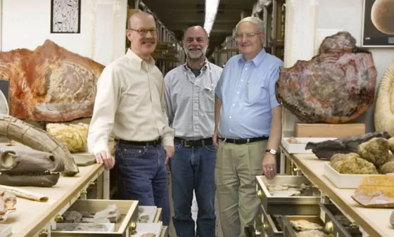 Photo of Finnegan Marsh, Dale Greenwalt, and Robert Schrott